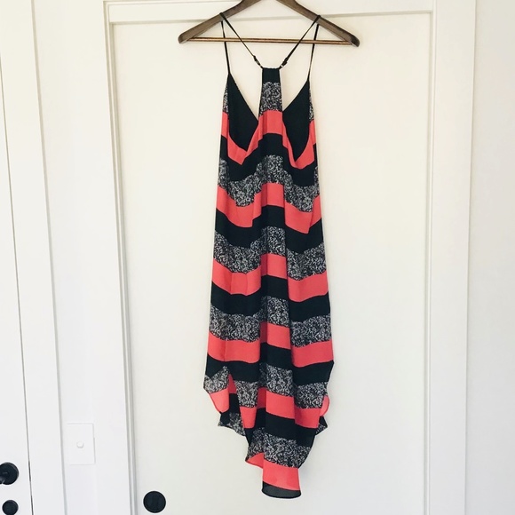 EIGHT SIXTY size 8-10 dress with spaghetti straps, black, pink and white - Picture 4 of 11